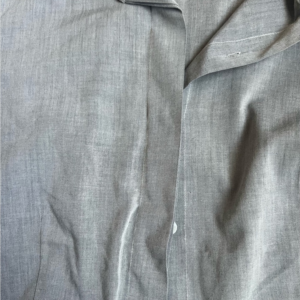 Gray Foxcroft Button Up Size 12 - image 4